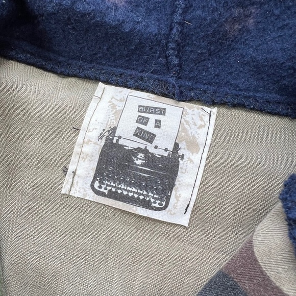 LF Furst of A Kind Oversized Mixed Media Jacket - Picture 4 of 9